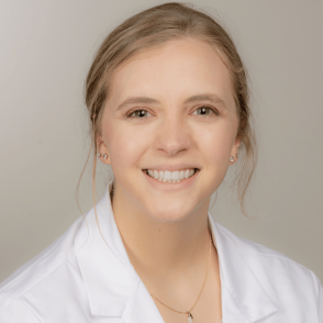medical student in white coat