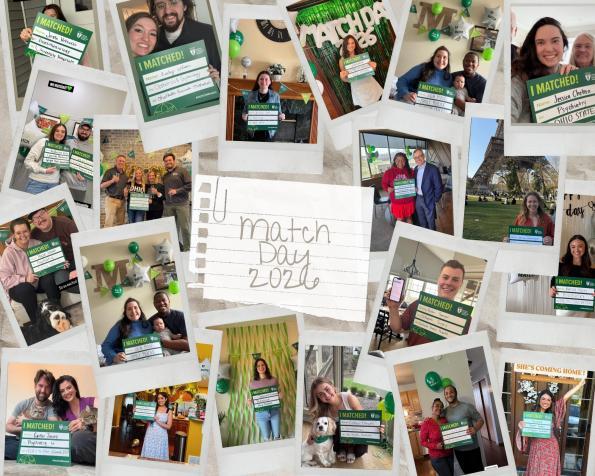 A collage of Match Day images from social media