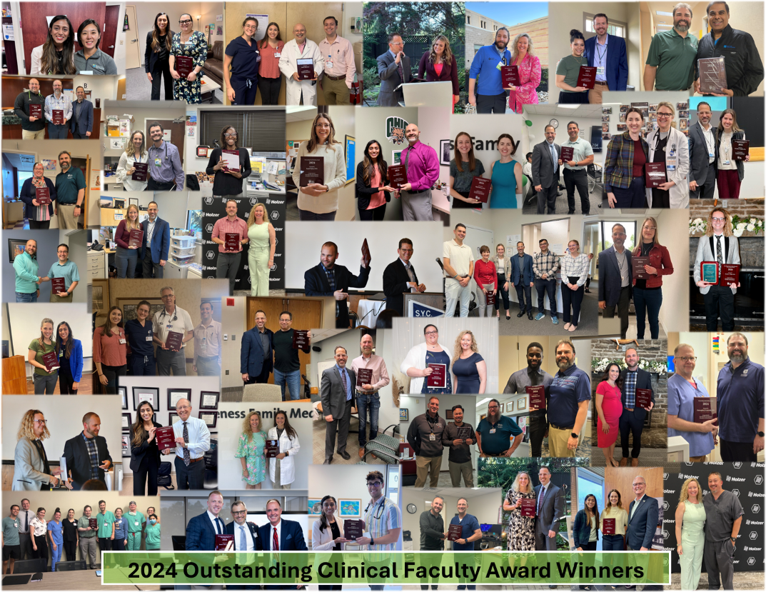 2024 Clinical Faculty Award Winners