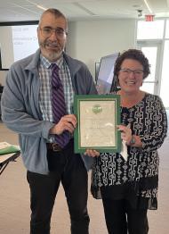 F Benencia CARE Award presentation