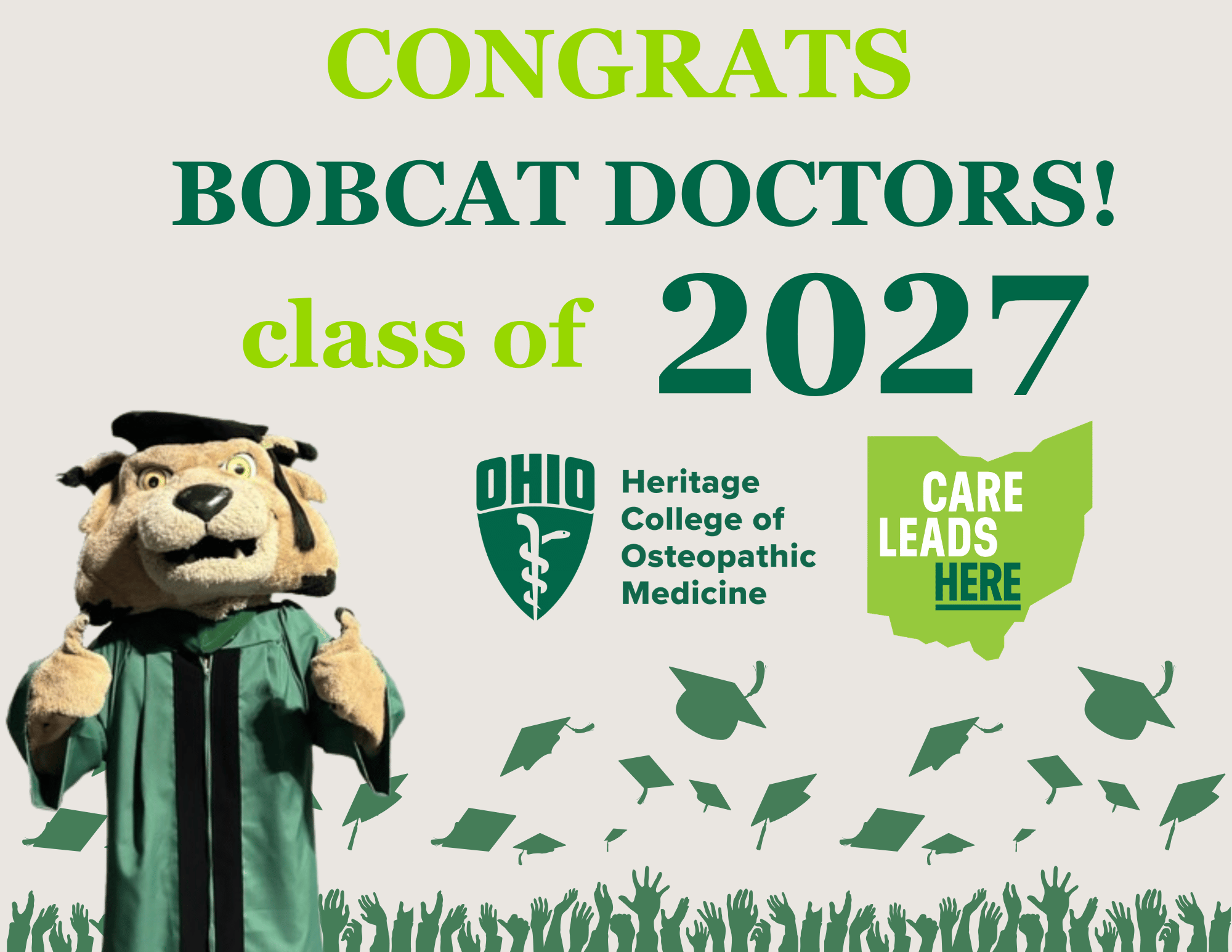 2027 Bobcat Doctors Sign