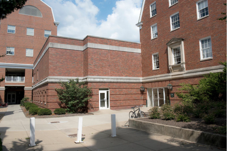 Entrance to Irvine Hall
