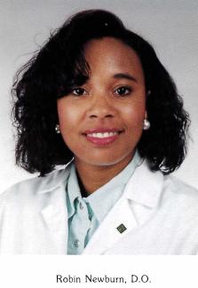 1993 yearbook photo of Robin Newburn