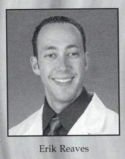 Erik Reaves yearbook photo