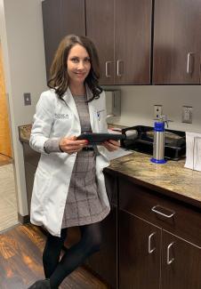 Dawn Sammons in clinic