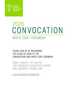 Electronic Invite to HCOM Convocation Ceremony 2026