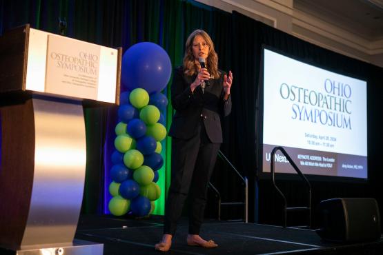 Dr. Amy Acton speaks at OOS