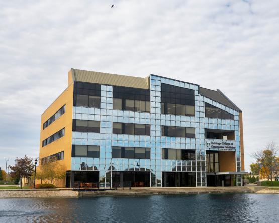 Exterior of Medical Education Building 1 on the Dublin campus