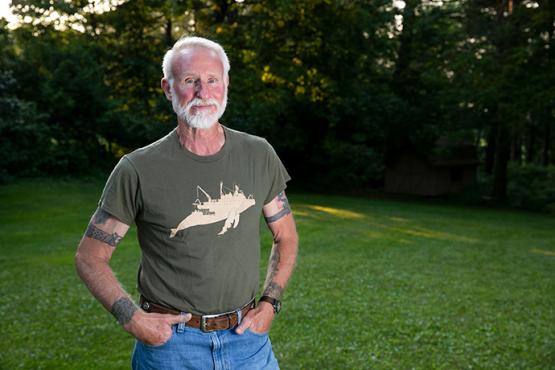 John Allerding, D.O., at his home in Loudonville, Ohio.