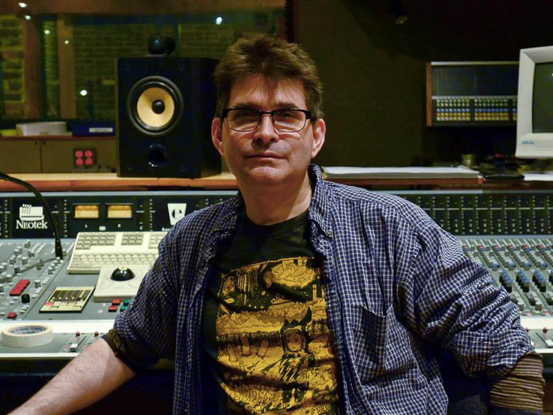 Steve Albini in audio studio