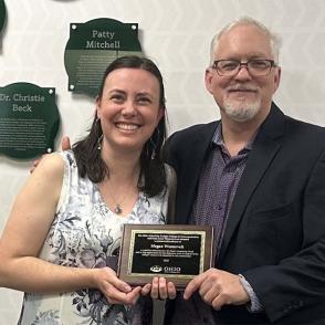 Megan Westervelt with Dean Scott Titsworth