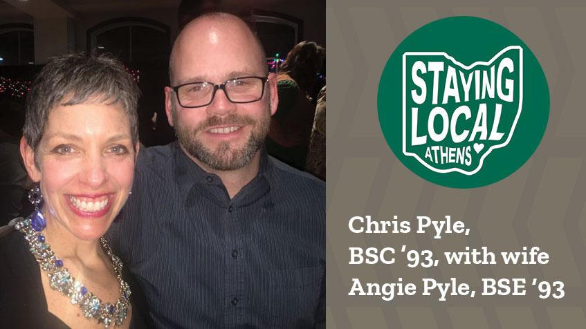 Chris Pyle, BSC '93, runs Donkey Coffee & Espresso with his wife, Angie, also a Bobcat!