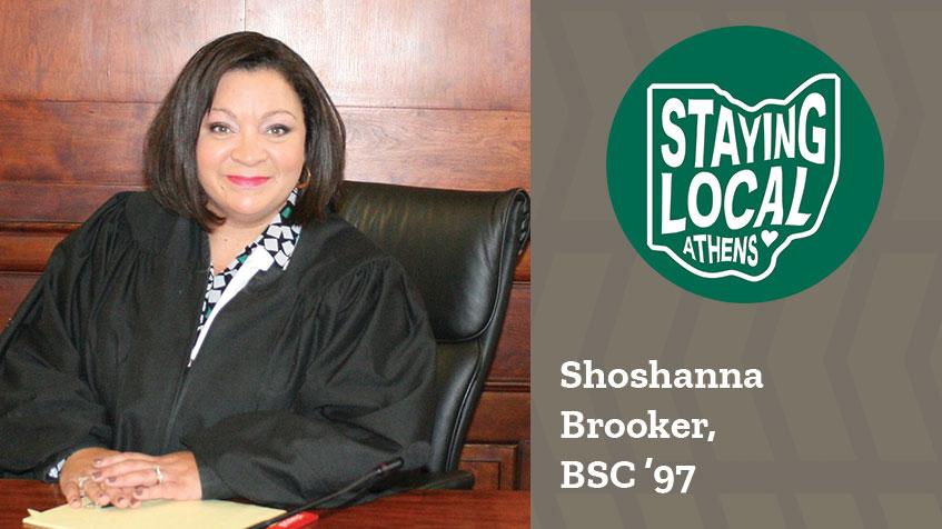 Shoshanna (Barnett) Brooker, BSC '97, is magistrate of the Washington County Common Pleas Court in Marietta, Ohio and also manages a family business. 