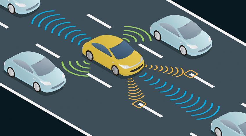 Car sensing other cars automatically