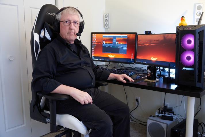 Dr. Hans Kruse's streaming rig