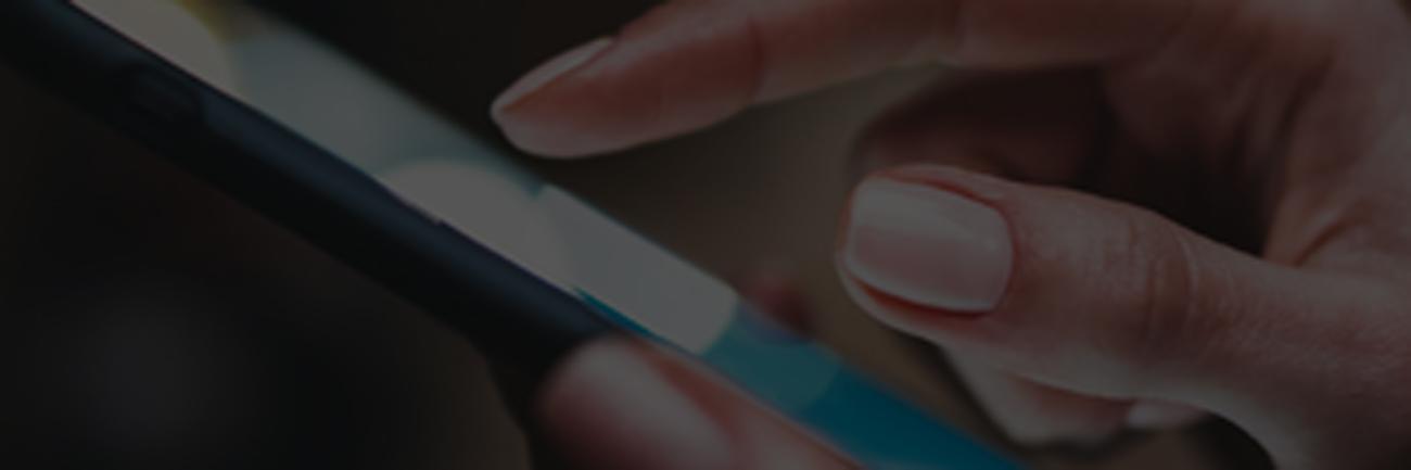 illustration of a hand holding a mobile phone