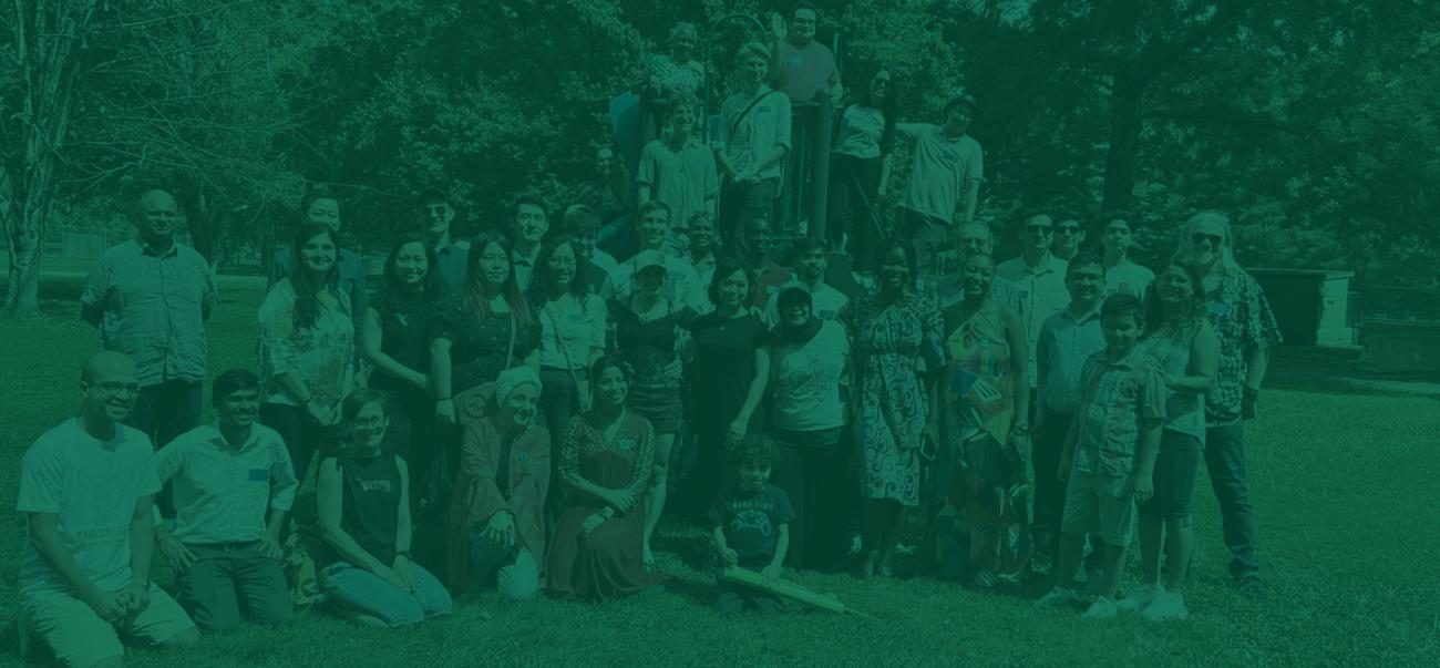 Group photo of mass communication doctoral students