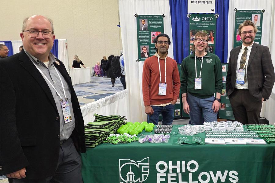 Ben Bates and students at the 2025 CNA conference