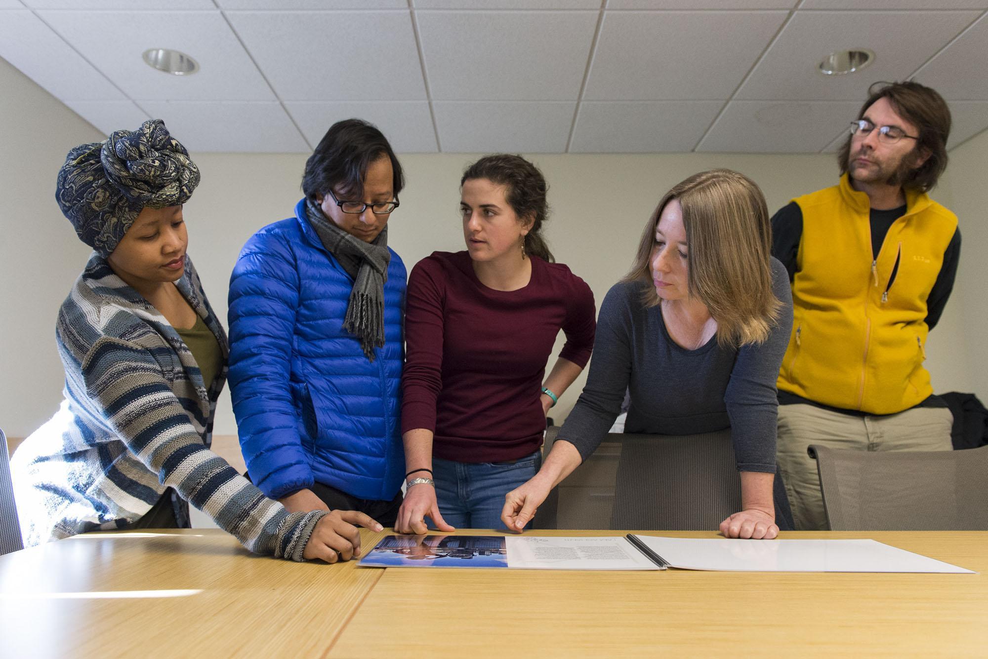 Visual Communication Management students