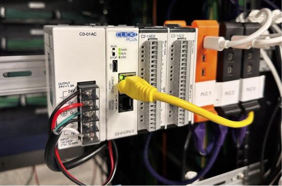 Programmable logic controllers (PLC) in the Information Networking Labs
