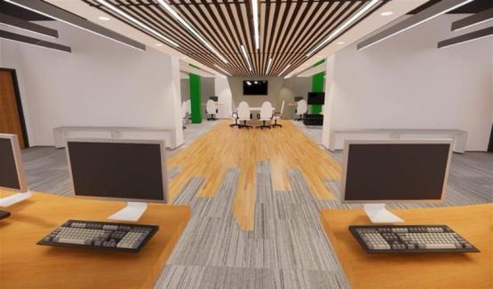 3D Render of esports facility