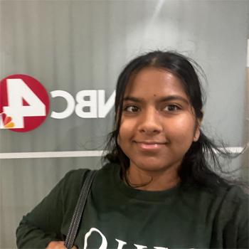 Harshita Singhania at NBC 4 studio