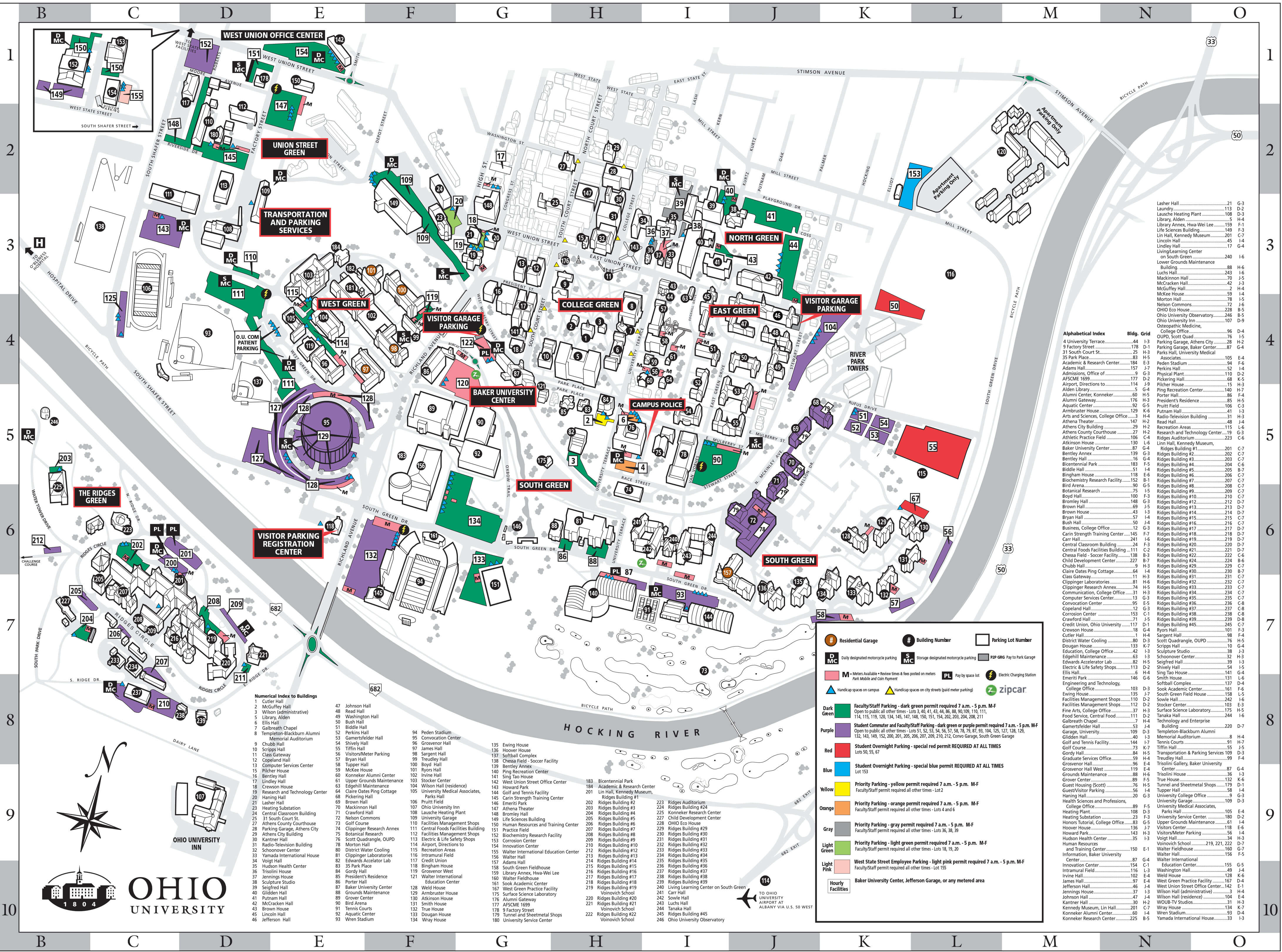 Ohio State Campus Map Pdf