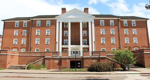 Front of Crawford Hall