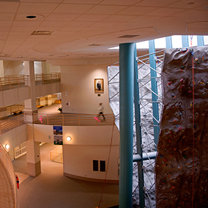 View of the interior of Ping Center