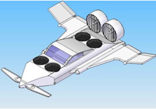 Sketch of car plane hybrid