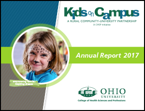 2017 Kids on Campus Annual Report Cover