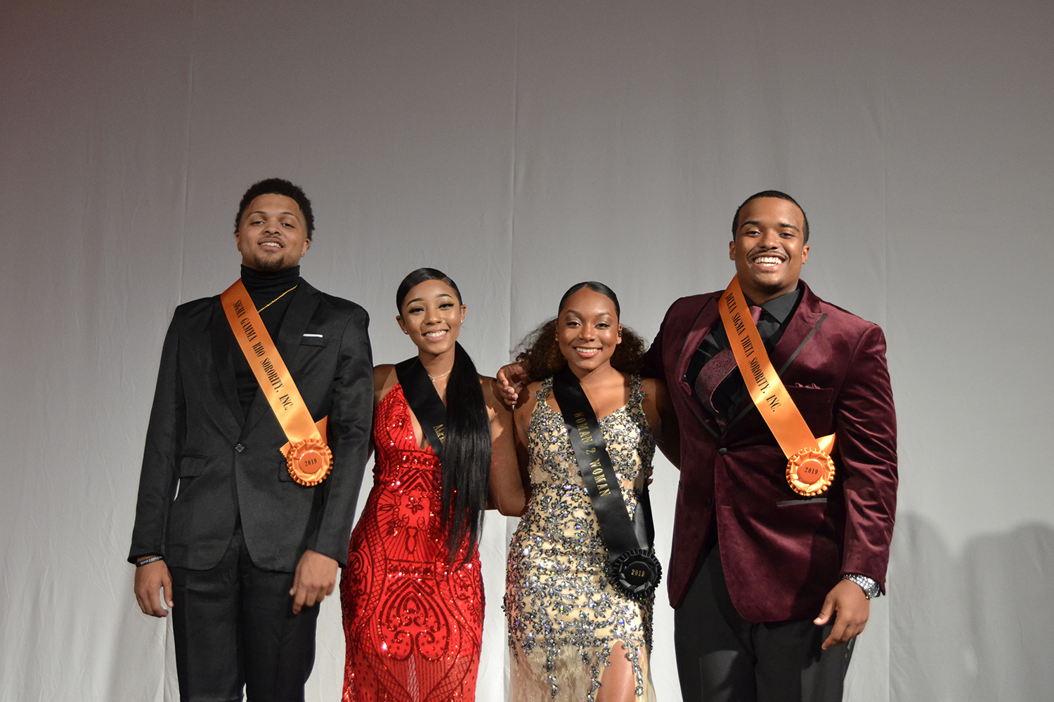 Pageant winners and runner ups 2019 (left to right): Dannie Wilks, Tori Tribble, Jonigh McGee, Bayione Rodgers