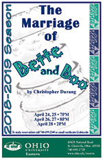 A flyer for The Marriage of Bette and Boo