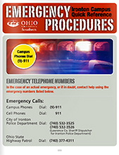 Emergency Procedures info
