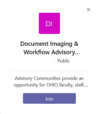 Join the Document Imaging & Workflow Team
