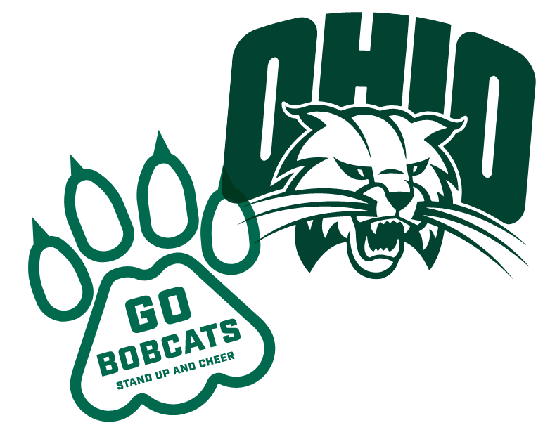 Ohio University Nail Art: Bobcat Paw Print Designs for Game Day - wide 7