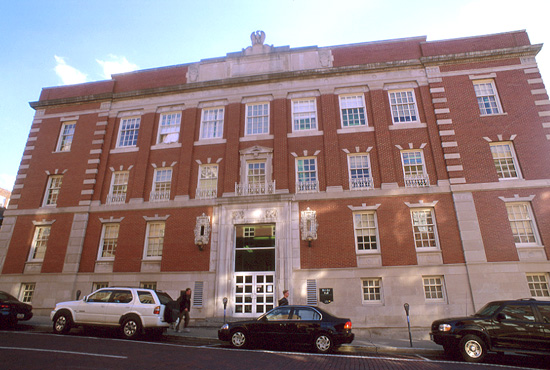 The front of Bentley Hall at Ohio University