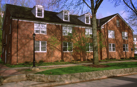 Biddle Hall located on East Green at Ohio University