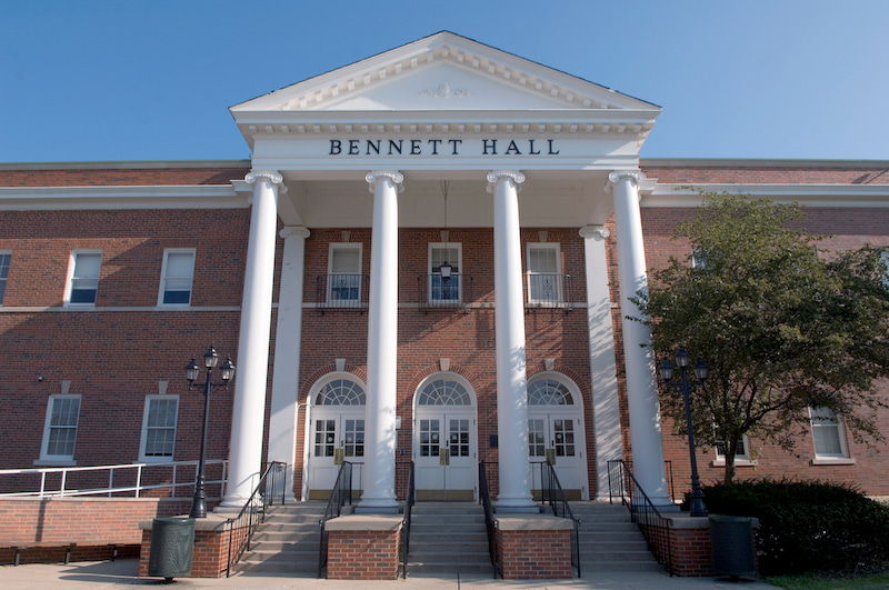 Bennet Hall building on Ohio University's Chillicothe campus.