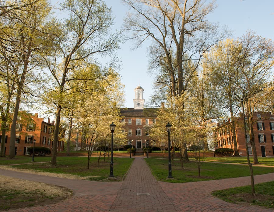 The College Green on Ohio University's Athens campus.