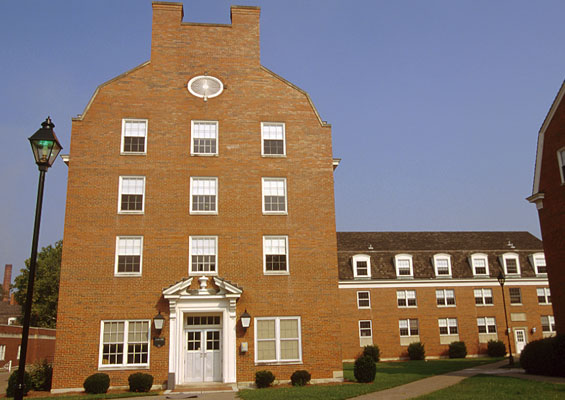 Photo of Ryors Hall, located on West Green
