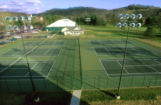 Photo of the Tennis Courts at Ohio University