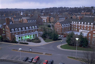 Photo of James Hall, located on West Green