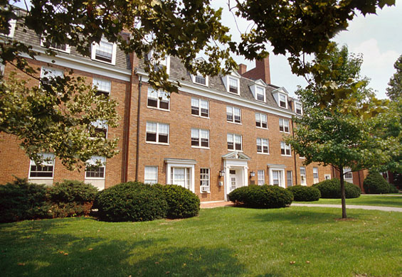 Photo of Wilson Hall, located on West Green