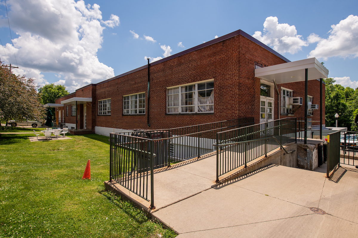 Photo of Ridges Building 37, which houses the Upholstery Shop