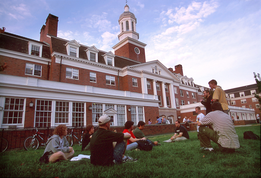 Photo of the fron of Jefferson Hall, located on East Green