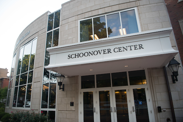 Exterior of the Schoonover Center building