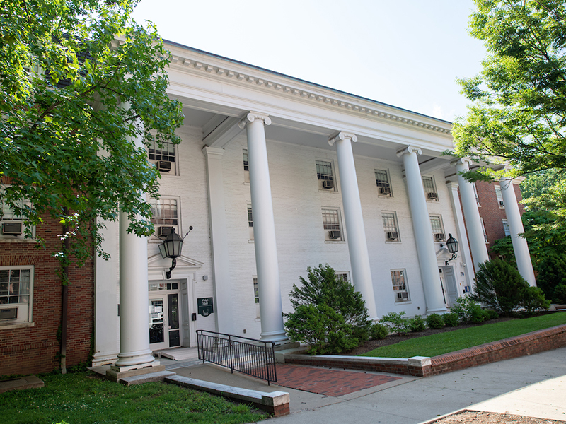 Photo of Voigt Hall, located on North Green