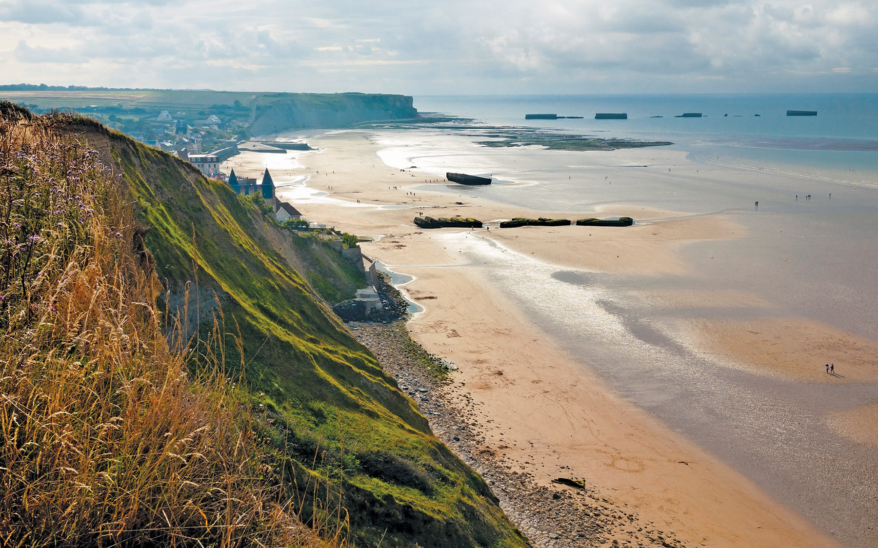 Beach in Normandy 