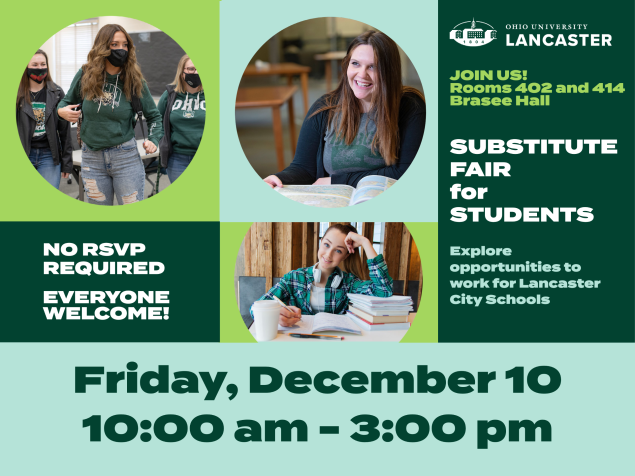 OHIO Lancaster and Lancaster City Schools to host Substitute Fair Open House